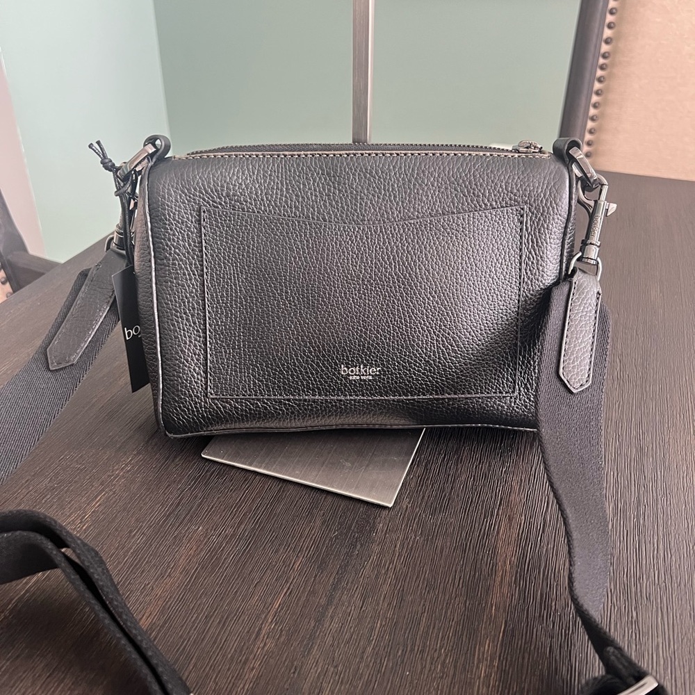 NWT Botkier Valentina Woman's Leather Cross Body Military Green Snake - Picture 3 of 7